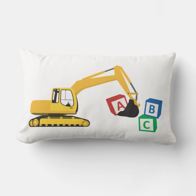 ABC Excavator Construction Truck Lumbar Cushion (Front)