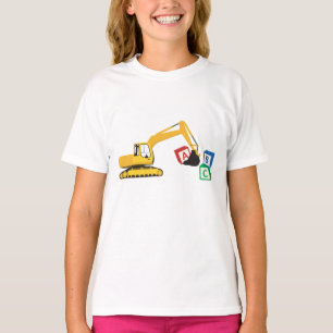 ABC Excavator Construction Truck T-Shirt