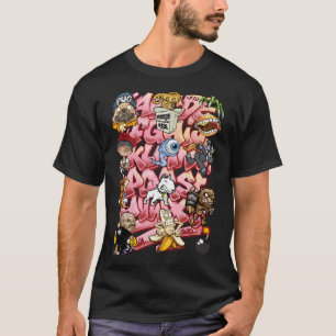 ABC Graffiti Cartoon T-Shirt