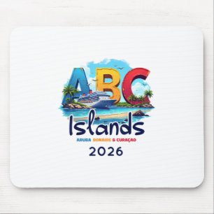 Abc Islands Aru Bonaire Curacao Cruise Vacation 20 Mouse Mat