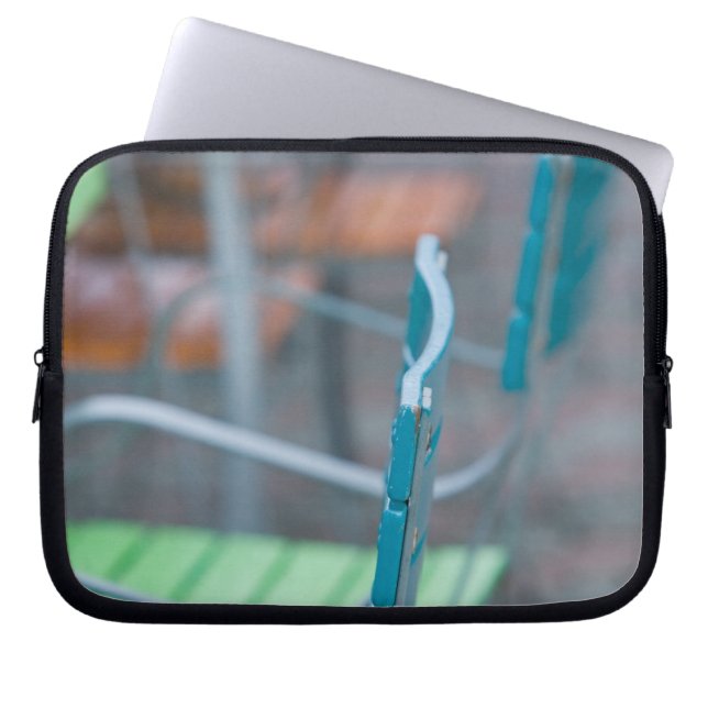 ABC Islands, ARUBA, Palm Beach: Colourful Cafe 2 Laptop Sleeve (Front)