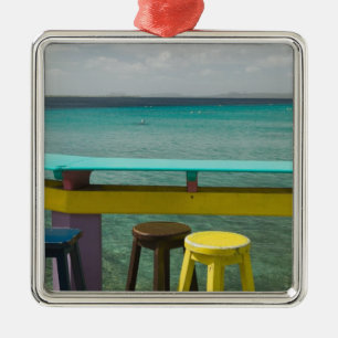 ABC Islands, BONAIRE, Kralendijk: Ocean View Metal Tree Decoration