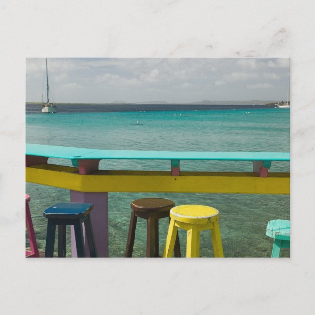 ABC Islands, BONAIRE, Kralendijk: Ocean View Postcard (Front)