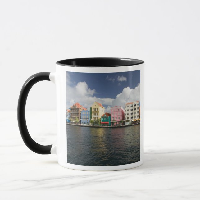 ABC Islands, CURACAO, Willemstad: Harborfront Mug (Left)