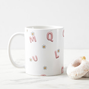 ABC kindergarten daisy Balloon student school Coffee Mug