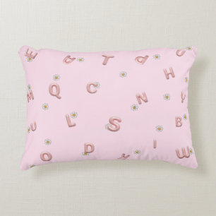 ABC kindergarten daisy Balloon student school Decorative Cushion