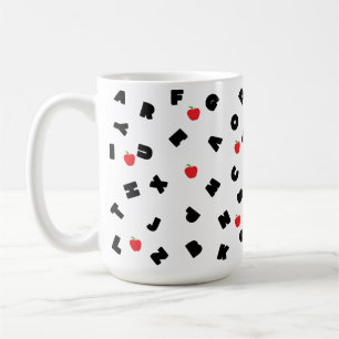 abc kindergarten letter safari wild tree school  coffee mug