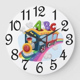 ABC LARGE CLOCK