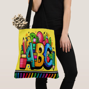 ABC LOOK AT ME - See Back Tote Bag