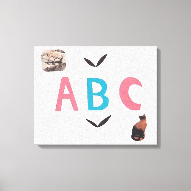 ABC on Wrapped Canvas (Front)