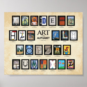 ABC Poster - Art in the Alphabet