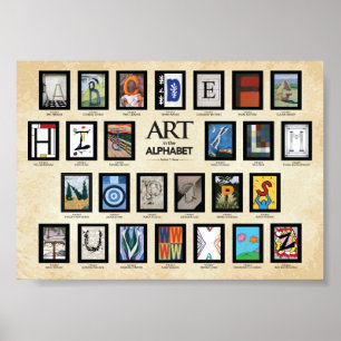 ABC Poster - Art in the Alphabet