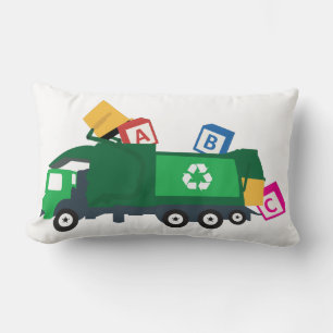 ABC Recycling Garbage Truck Lumbar Cushion