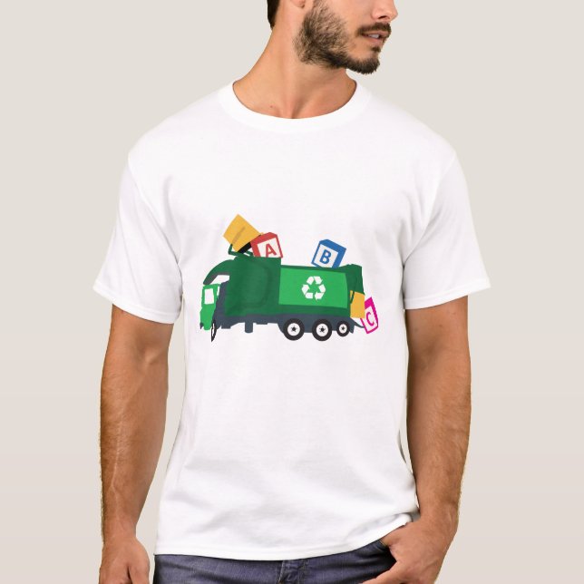 ABC Recycling Garbage Truck T-Shirt (Front)