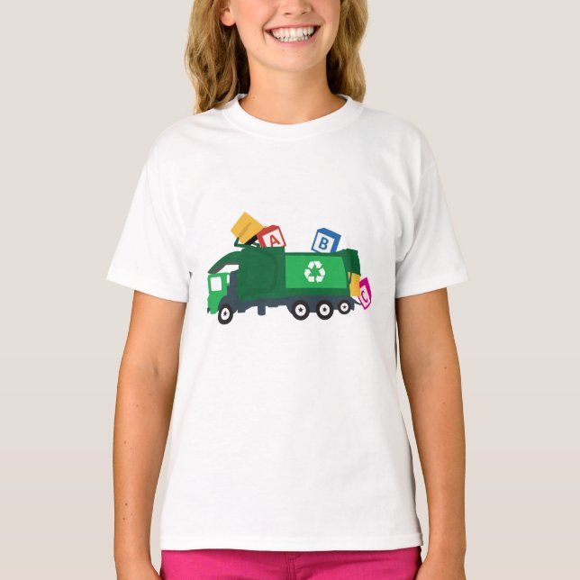 ABC Recycling Garbage Truck T-Shirt (Front)