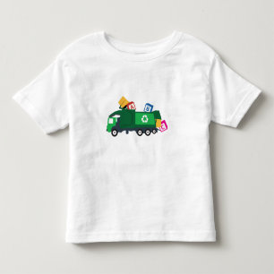 ABC Recycling Garbage Truck Toddler T-Shirt