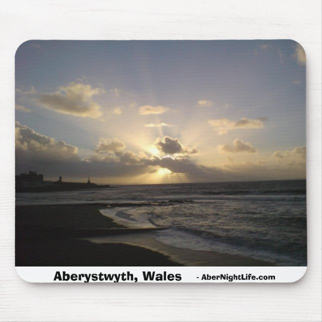 ABCD0012, Aberystwyth, Wales, - AberNightLife.com Mouse Mat (Front)