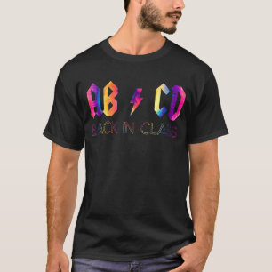 ABCD Back In Class Tie Dye Back To School T-Shirt
