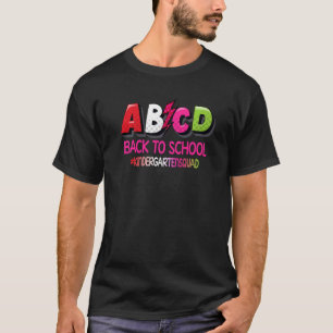 ABCD Back To School Kindergarten Squad T-Shirt