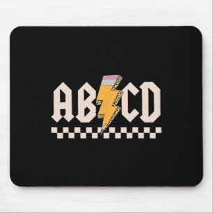 Abcd Ck In Cl First Day Ck To School Teacher Stude Mouse Mat