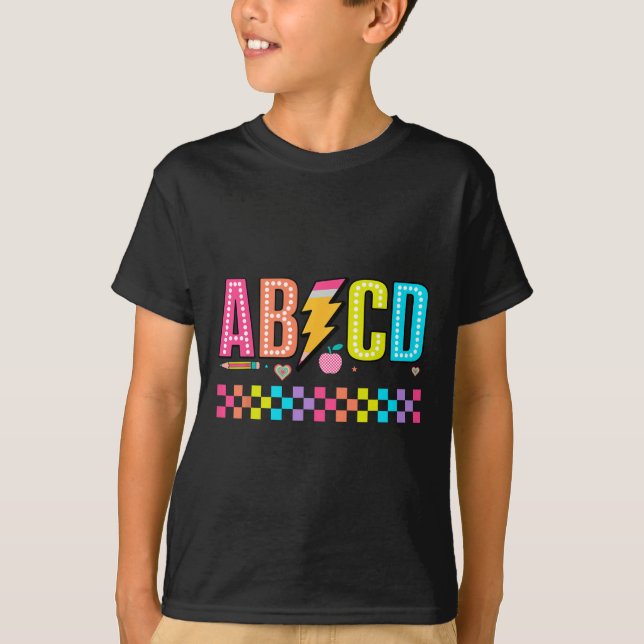 Abcd Ck To School Tee  (Front)