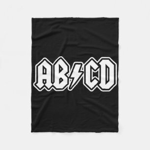 Abcd Fun Back To School Teacher Student Fleece Blanket