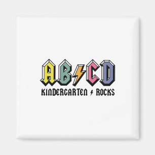 Abcd Kindergarten Rocks Ck To School Kindergarten Magnet