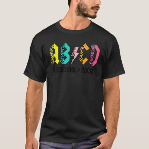 Abcd Preschool Rocks Back To School Preschool Teac T-Shirt