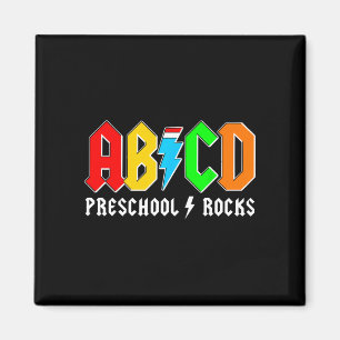 Abcd preschool rocks boys back to school teacher magnet