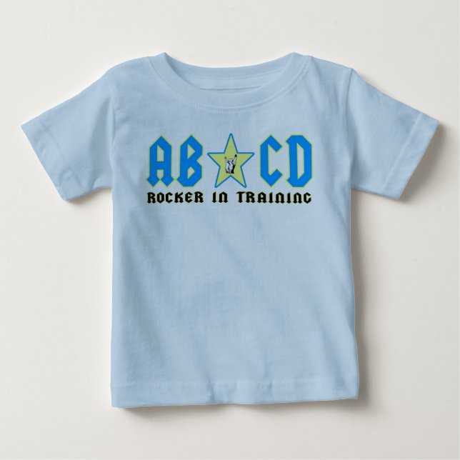 abcdblue baby T-Shirt (Front)