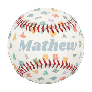 ABCs -  Alphabet Custom Baby’s 1st Baseball