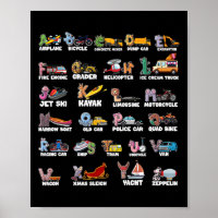 Abcs Alphabet Learning Transportation Animal Ck To