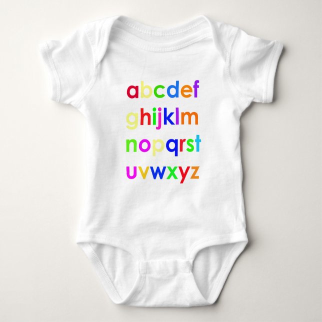 ABC's Baby Bodysuit (Front)