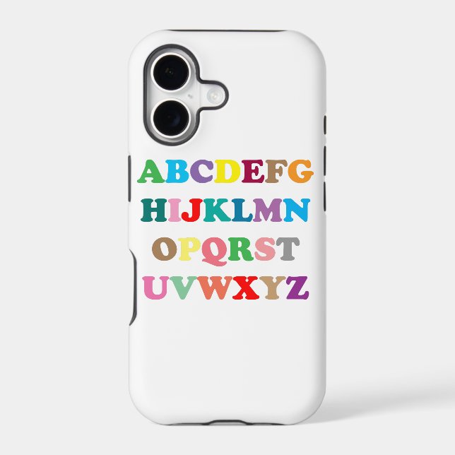ABC's colourful letters (Back)