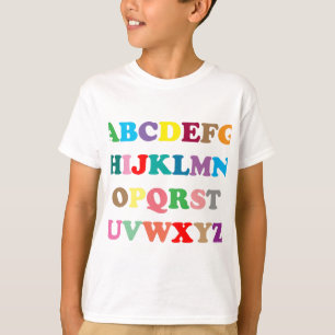 ABC's colourful letters T-Shirt
