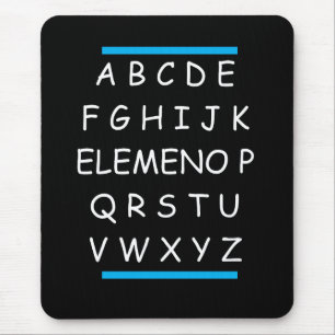 ABC's Funny Sarcastic Grammar Mouse Mat