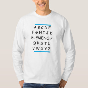 ABC's Funny Sarcastic Grammar T-Shirt