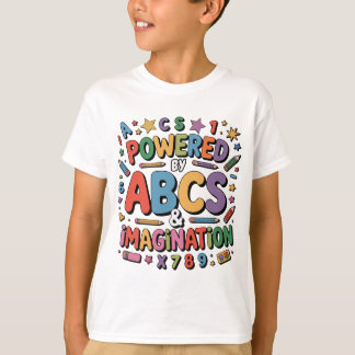 ABCs & Imagination - Colourful Kids Learning Fun T-Shirt