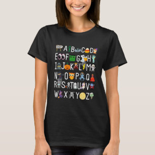 ABCs Learning Kindergarten Teacher Funny Halloween T-Shirt