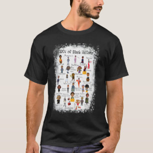 ABCs of Black History Month Pride Women Men Teache T-Shirt