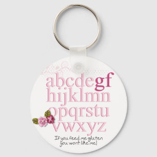 ABCs of Gluten Free Key Ring