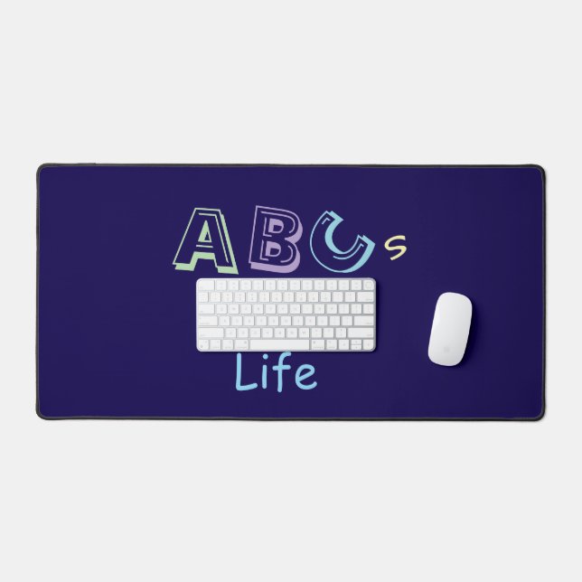 ABCs of Life Desk Mat (Keyboard & Mouse)