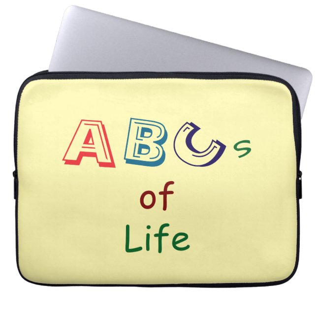 ABCs of Life Electronics Bag (Front)
