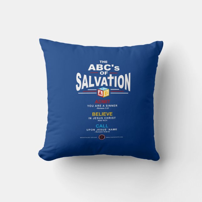 ABCs of Salvation Cushion (Front)