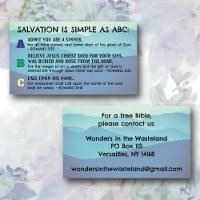 ABC's of Salvation Gospel Tract KJV Scripture