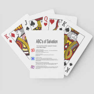 ABC's of Salvation Playing Cards