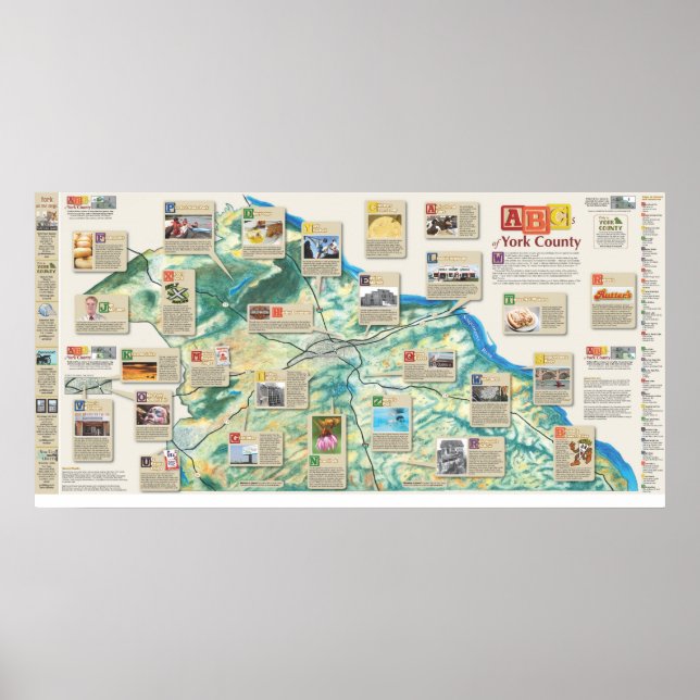 ABCs of York County poster (Front)