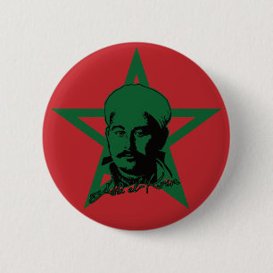 Abd el-Krim Rif Leader Graphic Style Abdelkarim 6 Cm Round Badge