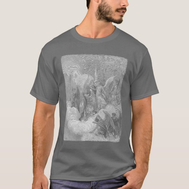 Abdiel Attacks Satan T-Shirt (Front)