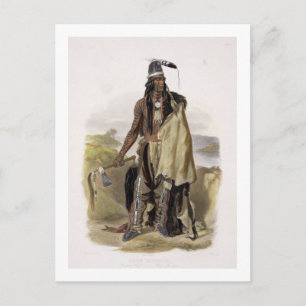 Abdih Hiddisch, a Minitarre Chief, plate 24 from V Postcard